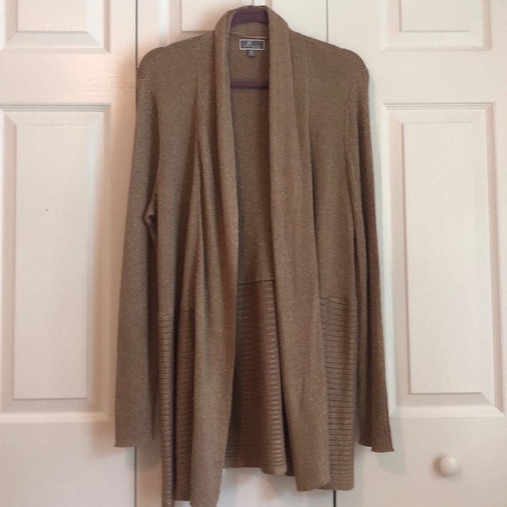 Lightweight Gold Open Sweater! :-)